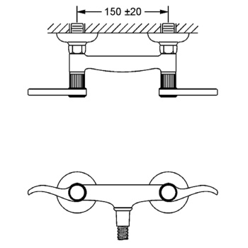 Смеситель для душа Jorger Cronos 637.20.205.000 chrome