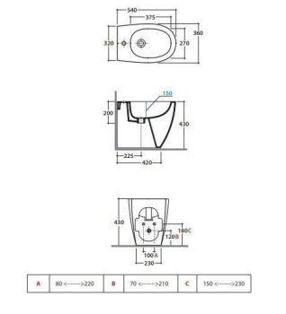 Биде Globo 4All 2.0 Bian MD011BI