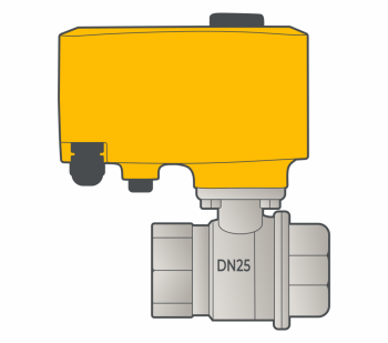 Кран шаровой Neptun Bugatti Special Edition 220В диаметр 1 дюйм