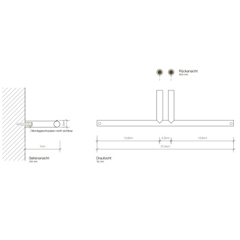 Держатель туалетной бумаги Decor Walther Mikado TPH2 подвесной, латунь 520311
