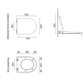 Сиденье для унитаза Catalano Sfera/Zero BASIC с микролифтом, белый глянцевый 551300001
