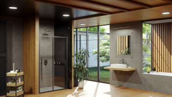 Душевая дверь Ravak Blix Slim X0PMG0300Z1 черная