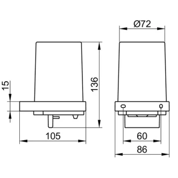 Дозатор для жидкого мыла Keuco Edition 11 11152019000 нажимной, 180 мл, хром\белое матовое стекло
