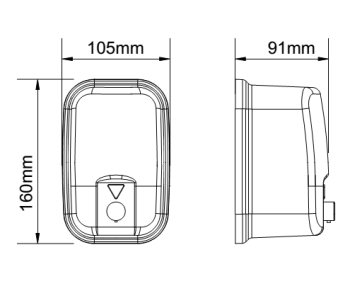 Дозатор для жидкого мыла Nofer Inox 03022.S