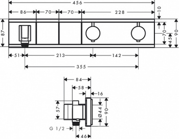 Смеситель для душа Hansgrohe 15355000S хром
