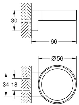 Держатель для стакана Grohe Selection 41217KF0 черный