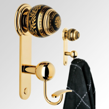 Крючок THG Marquise Noir Decor Or A7F-F01-510 полированное золото