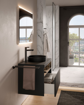 Накладная раковина Keuco Stageline 40 32880570400 черная