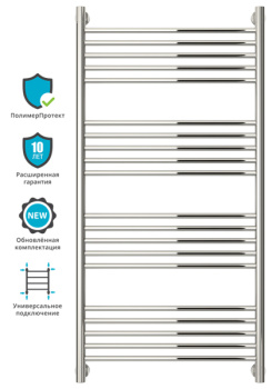 Полотенцесушитель водяной Сунержа Богема+ 120x60 00-0221-1260
