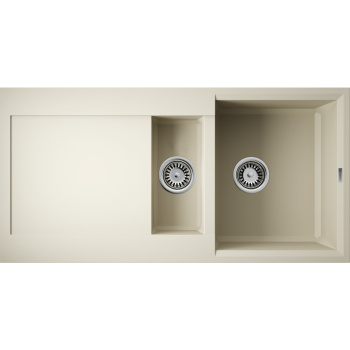Мойка кухонная Omoikiri Sakaime 100-2-BE ваниль 4993893