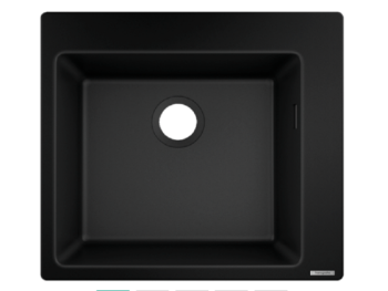 Мойка, Hansgrohe, S51, шгв 560*510*205, цвет-черный графит