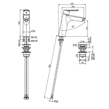 Смеситель для раковины Fima Carlo Frattini Spot F3001LNS.1.ES черный