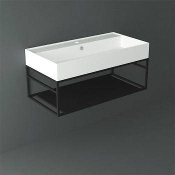 Тумба под раковину подвесная Simas Agile AGSS91 91x28 см черный