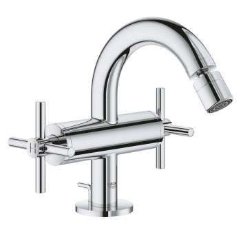 Смеситель двухвентильный GROHE Atrio New для биде на 1 отверстие, хром 24027003