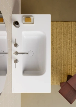 Раковина 100×50 Catalano Italy с 1 отверстием Bianco lucido 0721011001