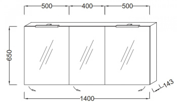 Зеркало-шкаф Jacob Delafon EB789RU-E10 Квебекский дуб