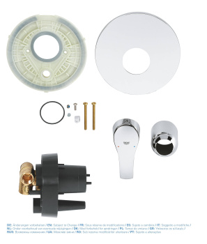 Смеситель однорычажный для душа, GROHE Eurosmart New, хром, 33556002