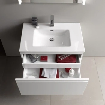 Тумба с раковиной Laufen Pro S 80 подвесная Белая матовая