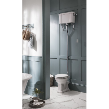 Бачок для унитаза Burlington C28S хром