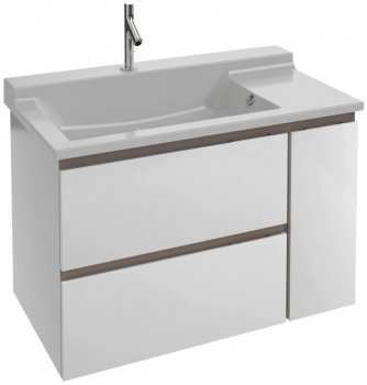 Тумба под раковину 95 см Jacob Delafon Soprano EB1331-N18 белый блестящий белый
