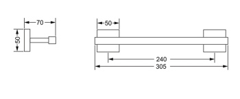 Поручень для ванной Jorger Empire Royal Crystal 626.00.031.000 chrome