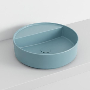 Раковина накладная Cielo Shui Comfort SHCOLATSF PL 45 см голубой