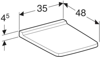 Сиденье для унитаза Geberit Xeno² 500.537.01.1 белое