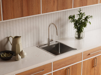 Смеситель для кухни Omoikiri Tamura BN сталь 4994334