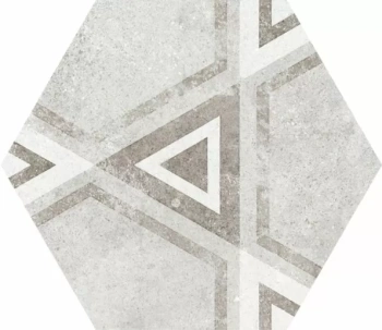 Керамогранит EQUIPE Hexatile Cement Garden Grey 17,5x20 (17 видов паттерна) 22099