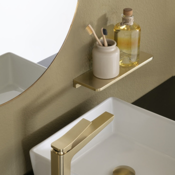 Полка Ramonsoler для душевых принадлежностей золото ESTA01OC