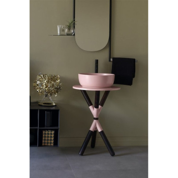 Накладная раковина Scarabeo Glam 39 1807/54 Antique Pink