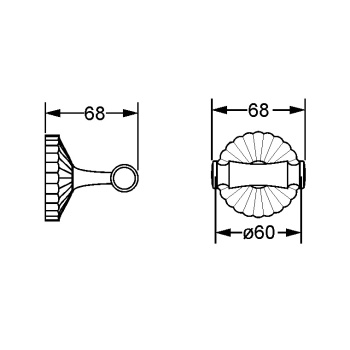 Крючок Jorger Cronos 637.00.022.000 chrome