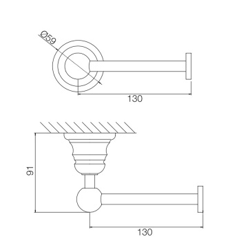 Держатель туалетной бумаги Fima Carlo Frattini Victory хром F6065/1CR
