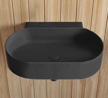 Раковина подвесная Cielo Mare MRLS50SF LV 50 см черный