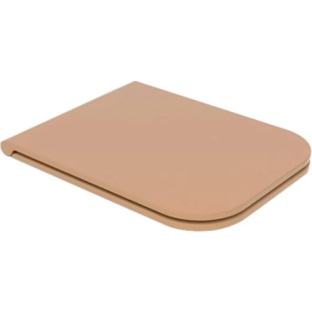 Крышка с сиденьем для подвесного унитаза GSG Ceramic Design Brio BRCOPRSLTICR017 с микролифтом - каштан