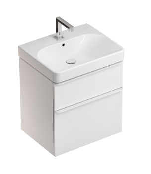 Тумба под раковину Geberit Smyle Square 60 500.352.00.1 Белый глянцевый