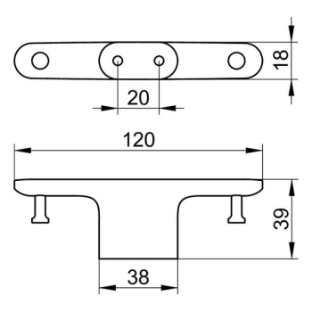 Крючок Keuco Edition 400 11515030000 двойной, бронза шлифованная