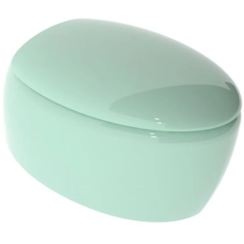 Унитаз подвесной GSG Ceramic Design Touch TOWCSOSC024 бирюзовый глянцевый