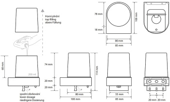Дозатор Bemeta Dark 104309320