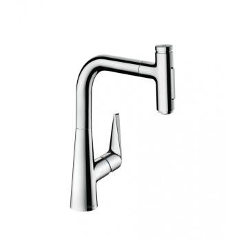 Смеситель для кухни hansgrohe Talis Select M51, 220, 2jet 72824000 с вытяжным душем