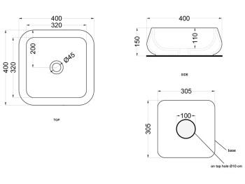 Раковина накладная Cielo Shui SHLAA40 MU 40 см зеленый