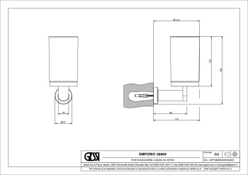Стакан Gessi Emporio Emporio accessories 38809.031 Chrome