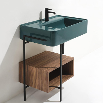 Раковина подвесная Simas Ratio RA75 NAVY MATT 75 см синий