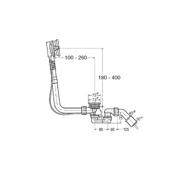 Слив-перелив Multiplex Bette B600-901