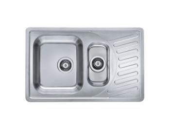 Кухонная мойка Alveus Elegant 110 1009247, в комплекте с сифоном