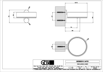 Мыльница Gessi Gessi316 54701.239 Steel Brushed