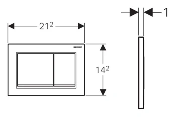 Кнопка смыва Geberit Omega 30 115.080.KM.1