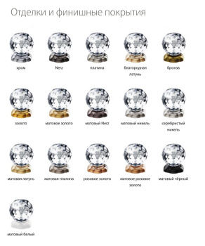 Крючок Jorger Florale Crystal 600.00.022.000 chrome