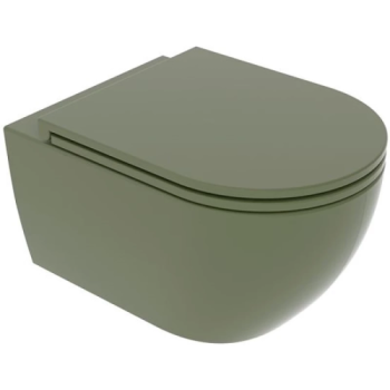 Унитаз подвесной GSG Ceramic Design Like LKWCSO026 оливковый матовый