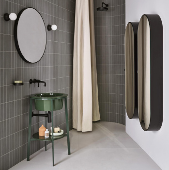 Раковина встраиваемая Cielo I Catini Catino Tondo CALAT CP 50 см розовый